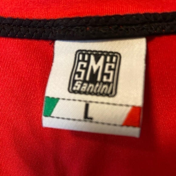 🛍️ Santini Cycling Shirt, made in Italy, Size L - Picture 8 of 9